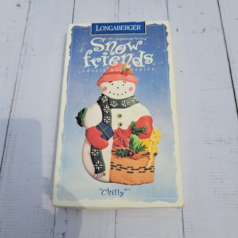 Longaberger Snow Friends Cookie Mold